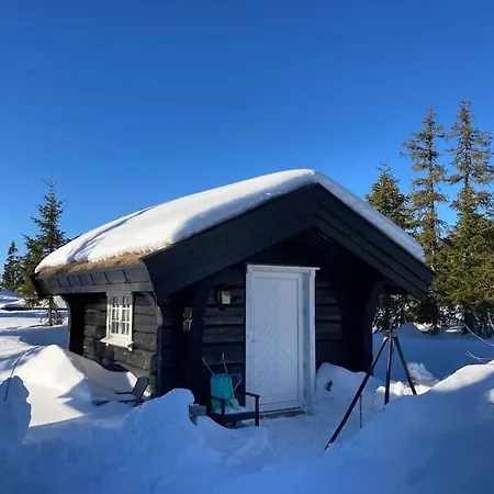 Log Cabin On Natrudstilen Sjusjoentrail Outside Holiday home