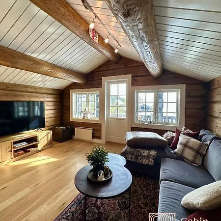 Σπίτι διακοπών Log Cabin On Natrudstilen Sjusjoentrail Outside