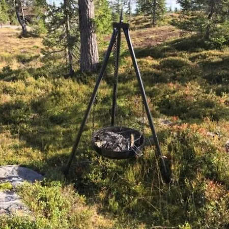 بيت للعطل Log Cabin On Natrudstilen Sjusjoentrail Outside *