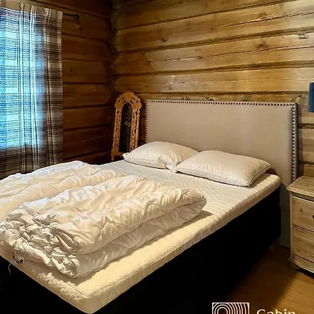 Log Cabin On Natrudstilen Sjusjoentrail Outside بيت للعطل Sjusjoen